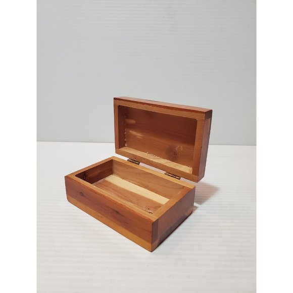 Wooden Keepsake Box, Wooden Chest, Wooden Box, Small Treasure Chest, Woo… - Picture 2 of 10